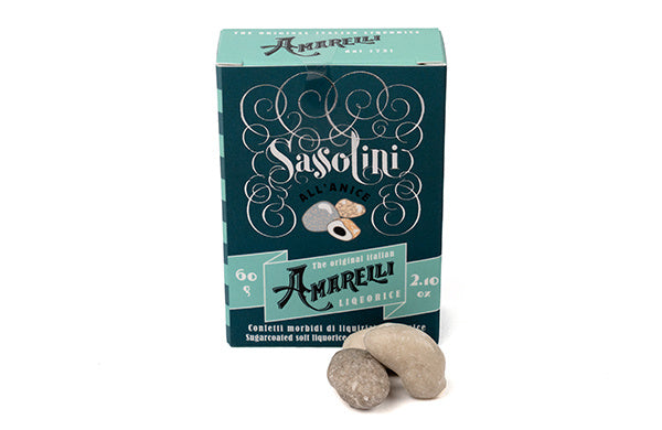"Sassolini" Gecoate Drop met Anijs