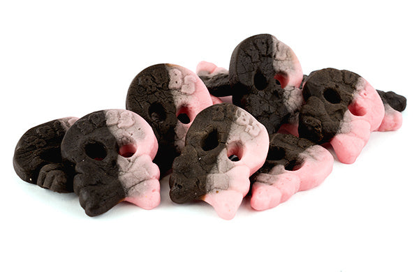 Framboos Drop Schuim Skulls van Bubs