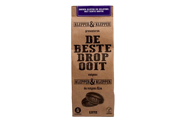 Koffie drop van Klepper en Klepper