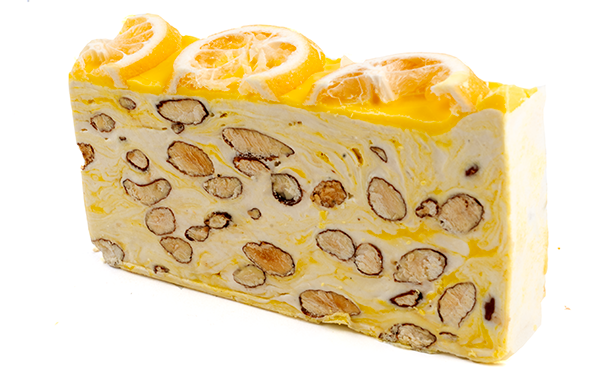 Torrone Citroen en Chocolade Plak van Dropgigant