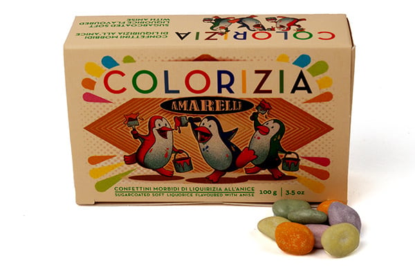 "Colorizia" Gekleurde Drop met Anijs van Amarelli