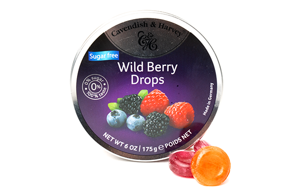 Wild Berry Suikervrij van Cavendish & Harvey