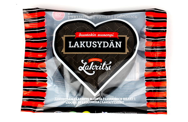 Drophart "Lakusydän" van Kouvolan Lakritsi