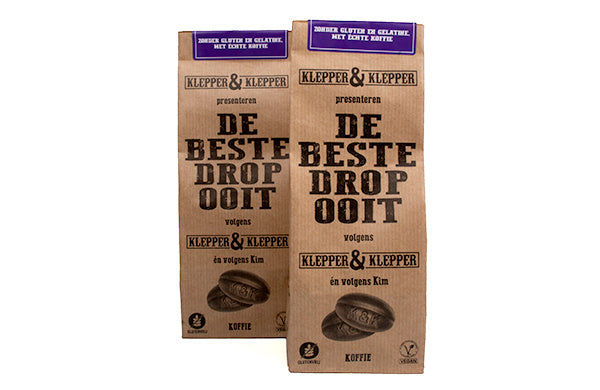 Koffie drop van Klepper en Klepper