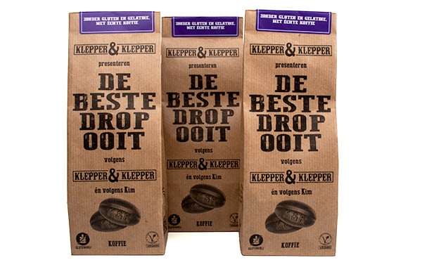 Koffie drop van Klepper en Klepper