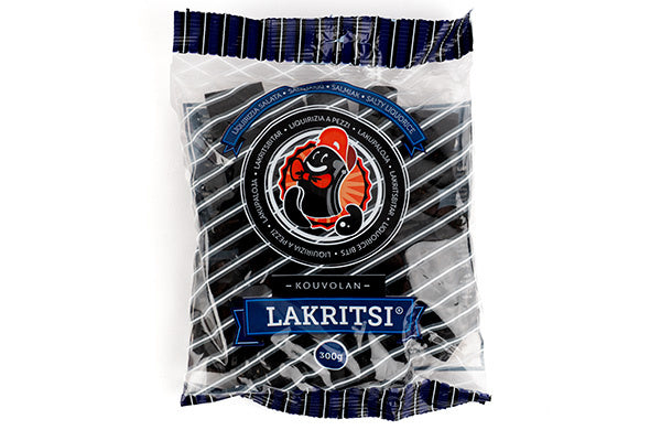 Salmiak Drop "Salmiakki" van Kouvaolan Lakritsi