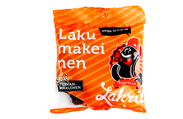 Teer Drop "Lakumakeinen Tervan" van Kouvolan Lakritsi