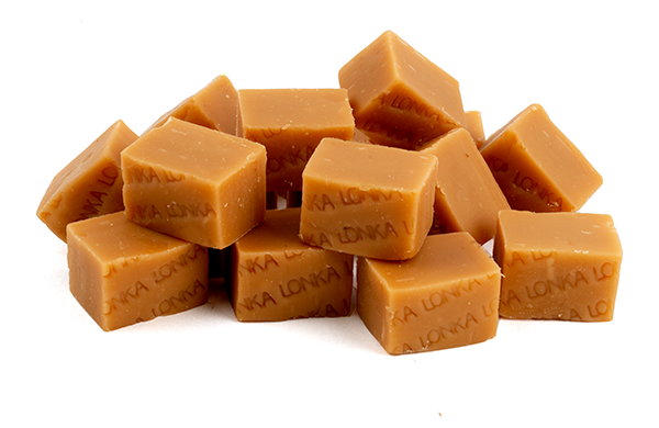Karamel Zeezout Fudge van Lonka