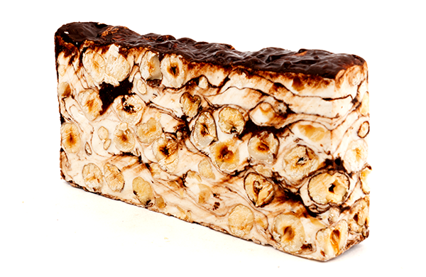 Torrone Zachte Hazelnoot en Chocolade Plak van Dropgigant