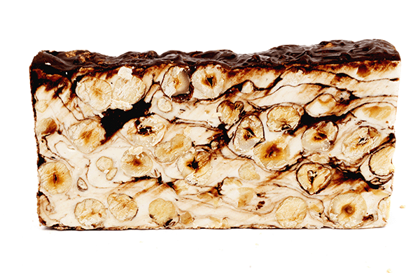 Torrone Zachte Hazelnoot en Chocolade Plak van Dropgigant