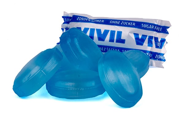 Extra Strong Menthol Bonbons van Vivil